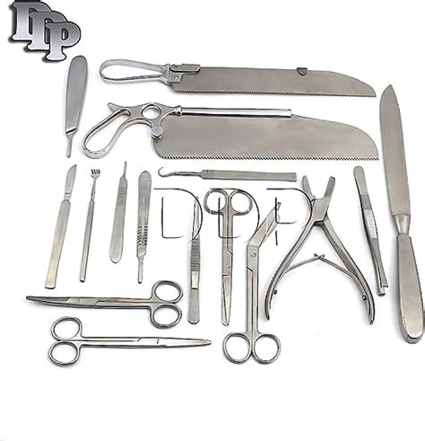 Post Mortem Instrument Set/Autopsy/Dissection Kit Anatomy 19Pcs Wooden ...