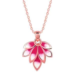 GIVA 925 Silver Rose Gold Wing it Pendant With Link Chain| Necklace to ...