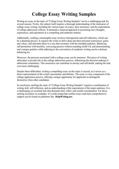 Image result for Essay Writing Samples