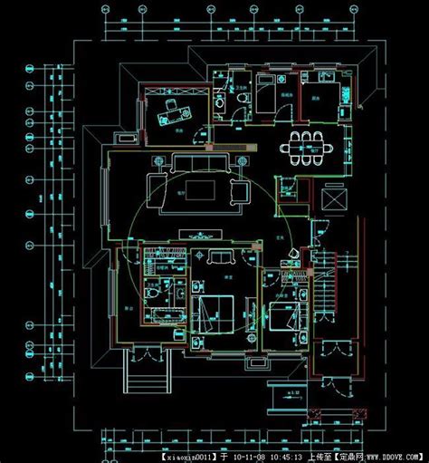 家居住宅CAD施工图，家居CAD施工图纸下载 - 易图网