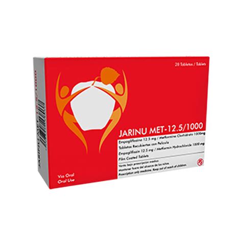 Jarinu Met 12.5/1000Mg Tabletas - FarmaciaRD