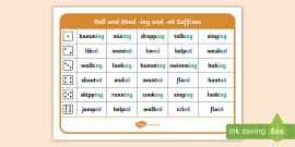 Roll and Read -ed Suffixes
