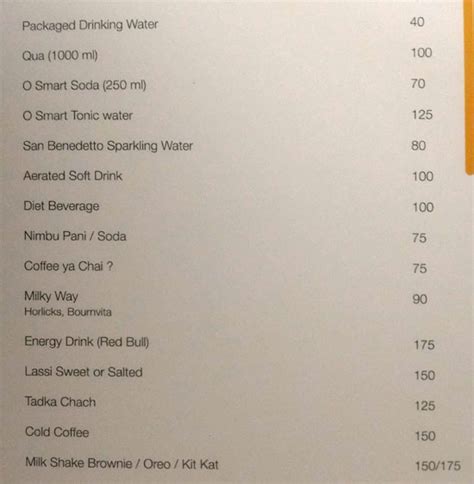 Keys Cafe Menu, Menu for Keys Cafe, Keys Hotel Pimpri, Pune, Pune