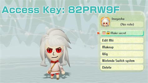 Image result for Miitopia Access Key Demon Slayer