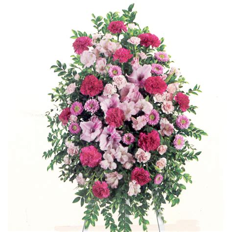 Pink Standing Tribute Spray - Molnar Funeral Homes / Treasured Memories ...