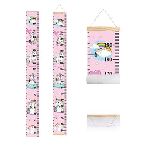 Buy IWILCS Kids Growth Wall Chart, Wall Hanging Growth Chart, Baby ...