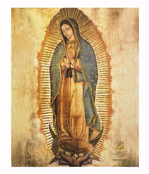 History of our lady of guadalupe virgin mary with apparitions religious ...