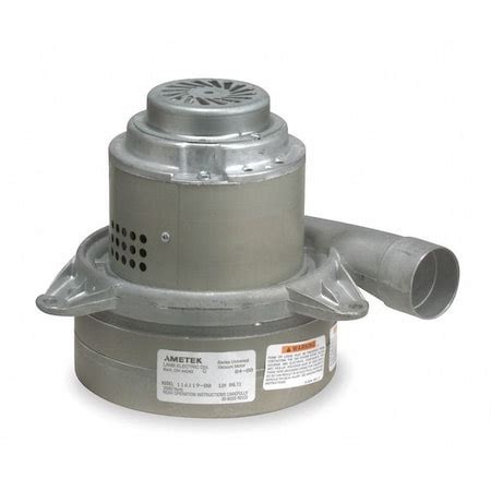 Ametek Vacuum Mtr/Blwr, Tangential, 3 Stge, 1 Spd 117500-12 | Zoro