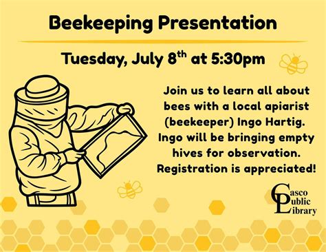 Beekeeping Presentation With Ingo Hartig!, 5 Leach Hill Rd / PO Box 420 ...