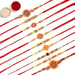 Buy Dreamica Mens Rakhi For Brother, Set Of 10 Dora Rakhi With Greeting ...