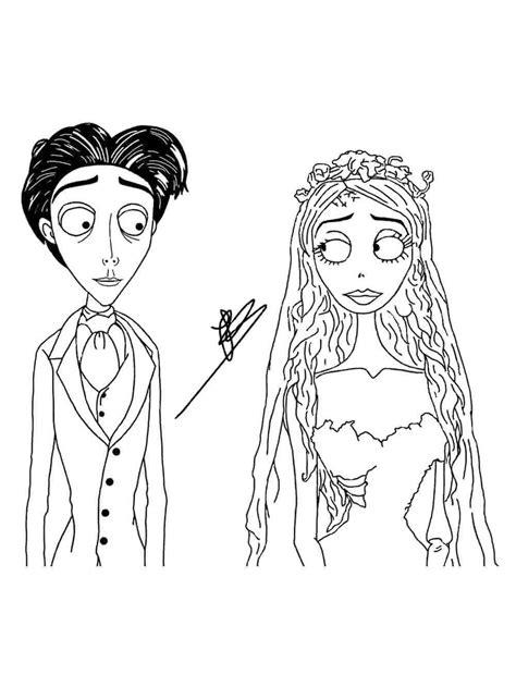 Image result for Corpse Bride Coloring Printable Pages