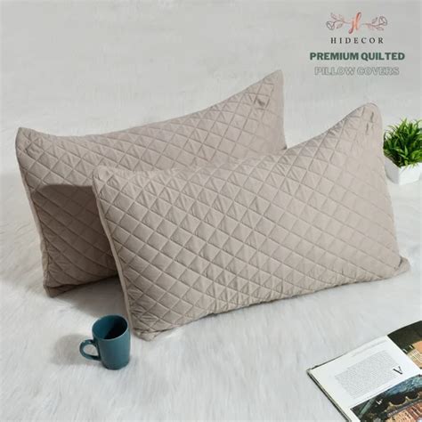 Quilted Pillow Covers - Quilted Pillow Protector Manufacturer from Panipat
