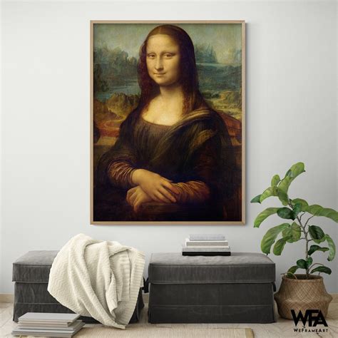 Buy Mona Lisa by Leonardo Da Vinci, Classic Da Vinci Wall Art, Library ...