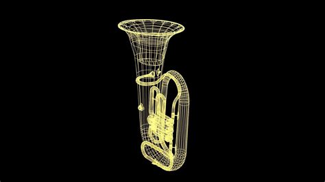3D model Tuba Brass Instrument VR / AR / low-poly | CGTrader