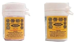IFF Bush Orange Red Powder (IH 7802) | Lemon Yellow Powder (IH 6597 ...