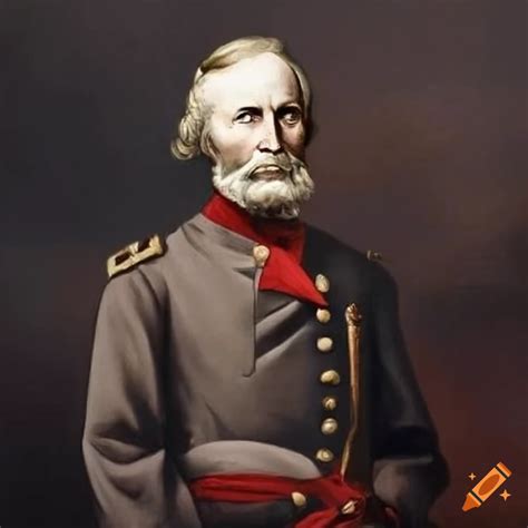 Portrait of Giuseppe Garibaldi as Union general on Craiyon