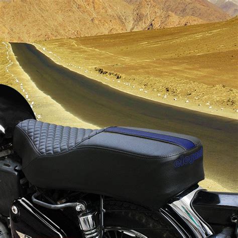 Cameo Sports Bike Seat Cover Black and Blue – Elegant Auto Retail