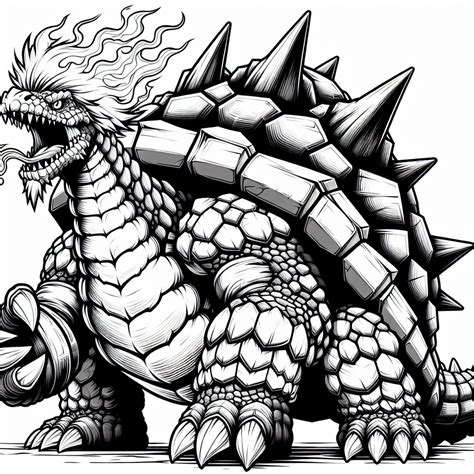 Dark Bowser Coloring Pages [2025]