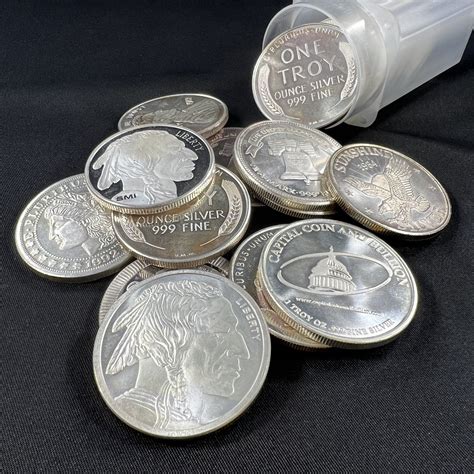 SALE! 1oz Silver Rounds - Varied Mints and Conditions • Capital Coin ...