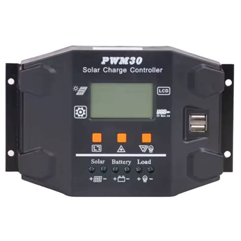 PWM30 30A Solar Charge/Discharge Controller 12V/24V Auto Controller ...