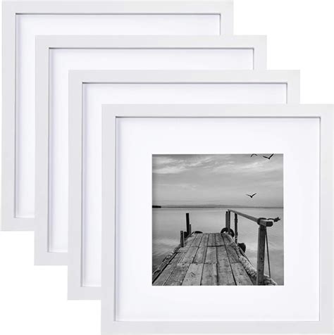 FRAMICS 4 Pack 12x12 Picture Frames, Display 8x8 India | Ubuy