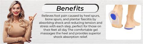 Zollyss Silicone Shoe Cushion Inserts Massage High Heel Anti-skidding ...