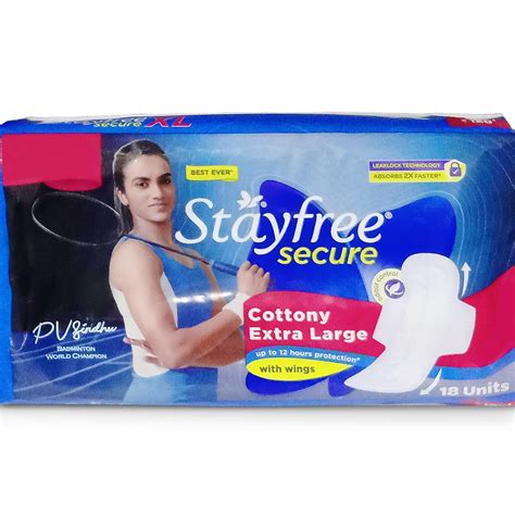 Buy Stayfree Secure Cottony Sanitary Pads For Women With Wings - Extra ...