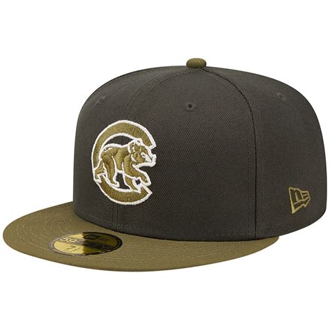 New Era Charcoal/Olive Chicago Cubs Two-Tone Color Pack 59FIFTY Fitted