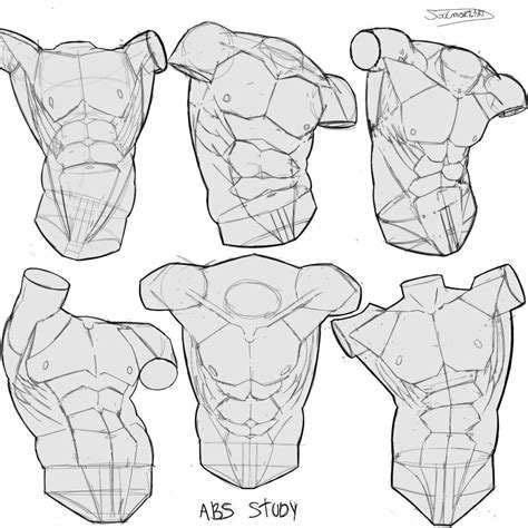 Abs study @soulmort.art | Human anatomy art, Human anatomy drawing, Figure drawing