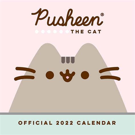 Buy Official Pusheen 2022 - Month To View Square Wall (The Official ...