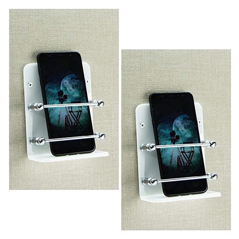 SS ENTERPRISE Acrylic Mobile Phone Wall Stand Mobile Holder for ...