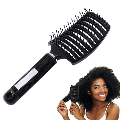 Hair Brush Detangling Curved Vented Hair Brushes for Women Men Wet or ...