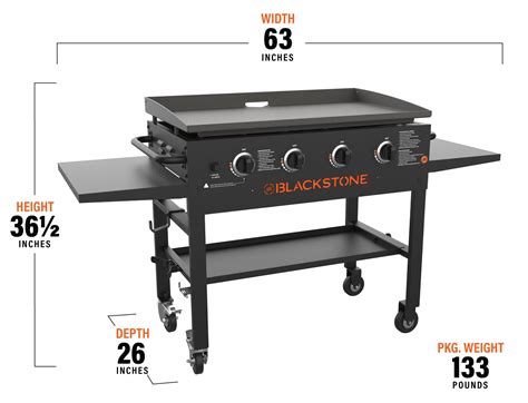 Blackstone Griddle Dimensions at Jose Cyr blog