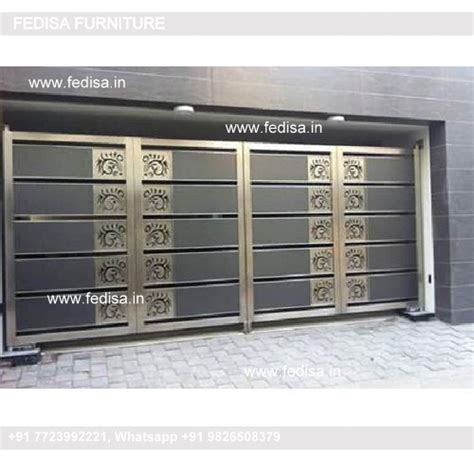 Main Gate Colour Design Modern House With Gate Sagwan Gate Design Pipe ...