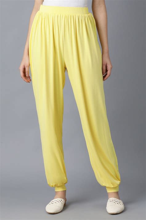 Buy Yellow Harem Pants Online for Elleven