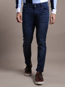 TURTLE Tapered Fit Men Blue Jeans - Buy TURTLE Tapered Fit Men Blue ...
