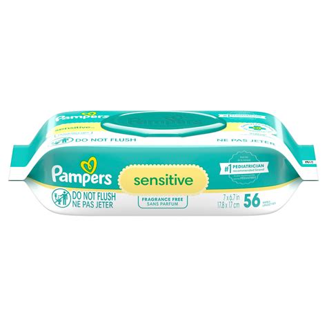 Pampers Sensitive Baby Wipes 1X Pop-Top, 56 Count | Canadian Tire