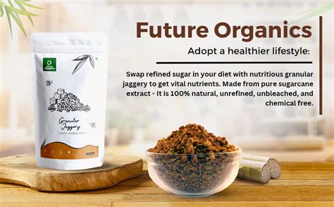 Future Organics Granular Jaggery Powder - 250 Grams | Rich Source of ...