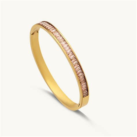 Pink Enchantment Bangle Bracelet – PALMONAS