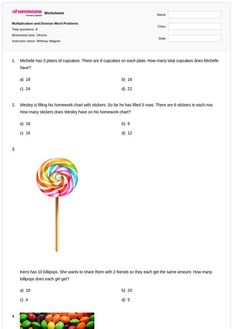 50+ Multiplication Word Problems worksheets for Class 1 on Wayground ...