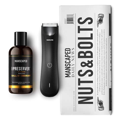 Manscaped Refining The Gentleman Nuts and Bolts 3.0, Men's Grooming Kit ...