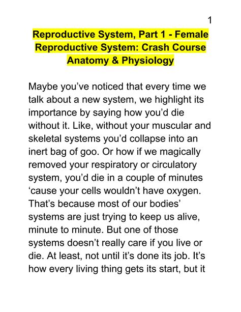 Crash Course Reproductive 的图像结果