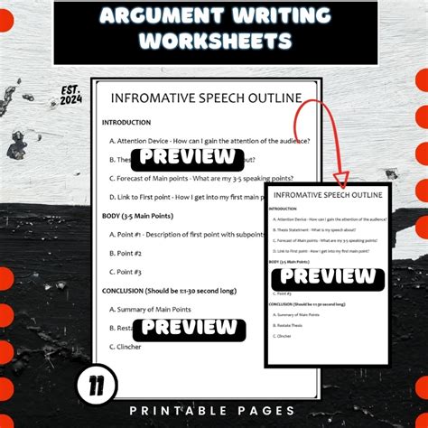 Image result for Argument Writing Worksheets