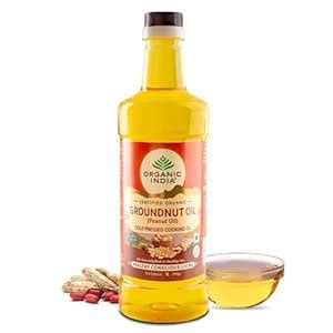 ORGANIC INDIA Organic Groundnut Oil - 1000 ml : Amazon.in: Grocery ...