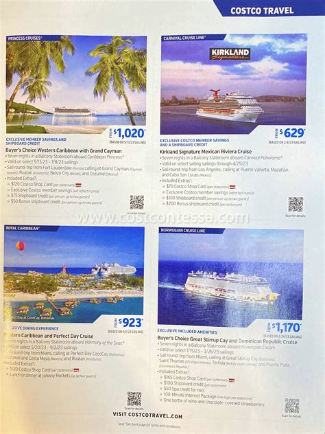 Costco Travel Package Deals January 2023 | CostContessa