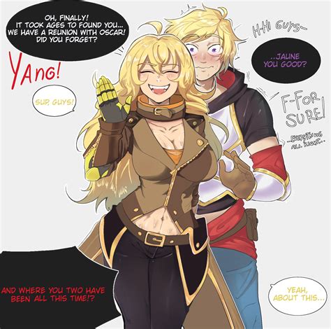 yang xiao long and jaune arc (rwby) drawn by hentaly | Danbooru
