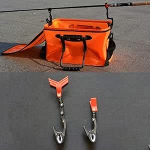 STORE99® Fishing Rod Bracket 2 in 1 Adjustable Fishing Tackle Raft Boat ...