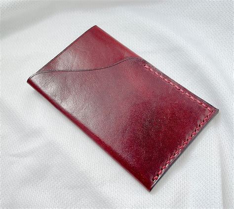 【送料無料】製作者も愛用中！使い勝手抜群！ 手縫い 高級イタリアンレザー 本革 カードケース #3 | Toy Box