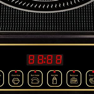 Lifelong Inferno LLIC60 2000 Watt Induction Cooktop for Home with 7 ...