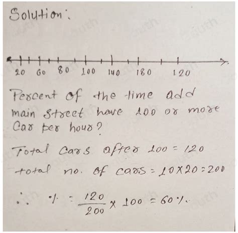 Solved: Gabby is working on reducing traffic in her town. Last week ...